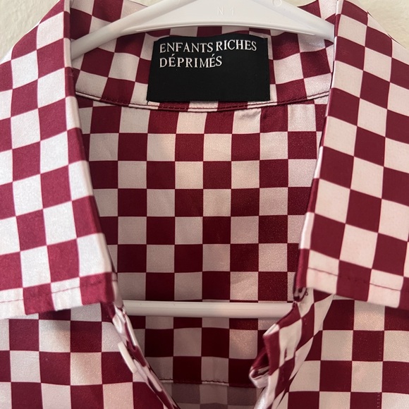 Enfants Riches Déprimés men’s Silk Button Down Shirt - Picture 5 of 8